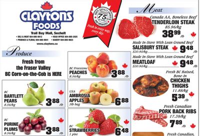 Claytons Heritage Market Flyer August 14 to 20
