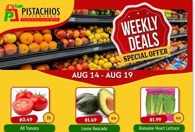 Pistachios Supermarket Flyer August 14 to 19