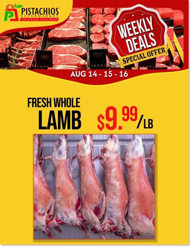 Pistachios Supermarket Flyer August 14 to 19