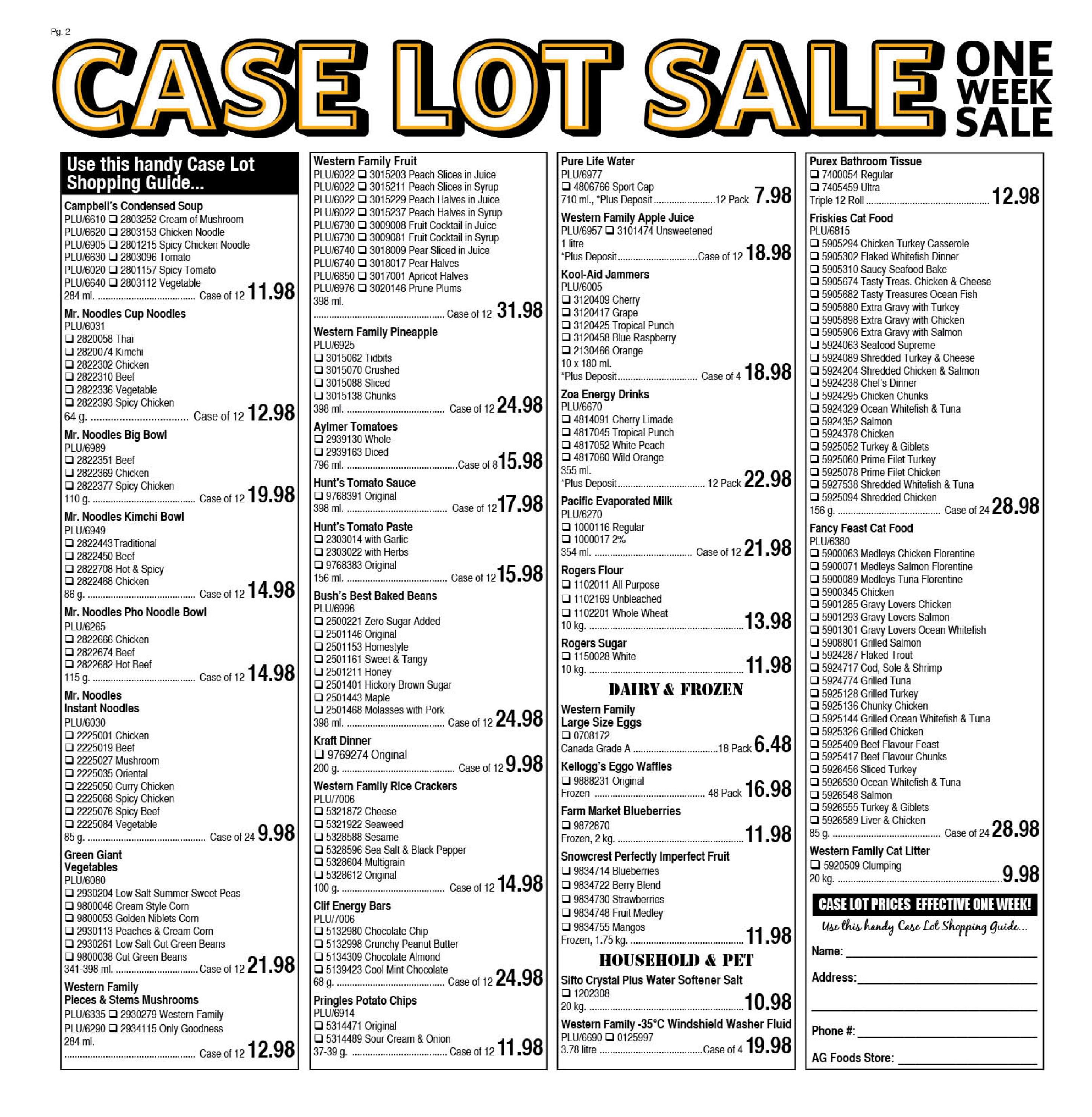 Western Foods Flyer August 14 to 20
