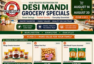 DesiMandi Flyer August 14 to 20