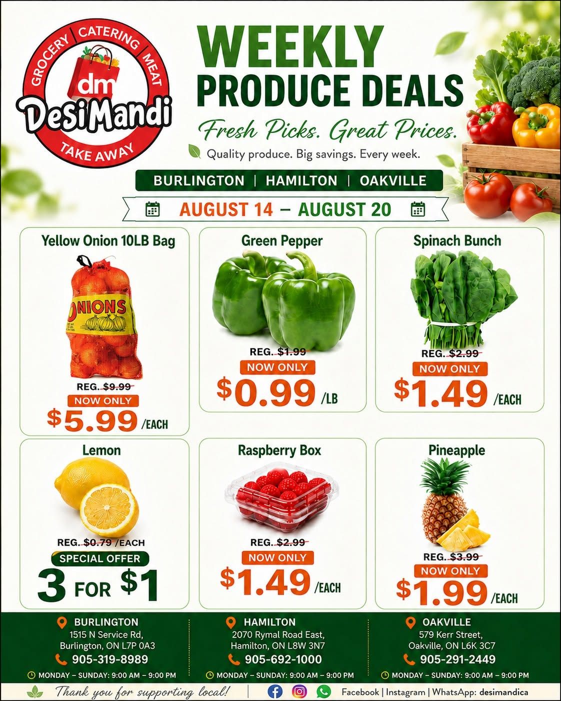 DesiMandi Flyer August 14 to 20