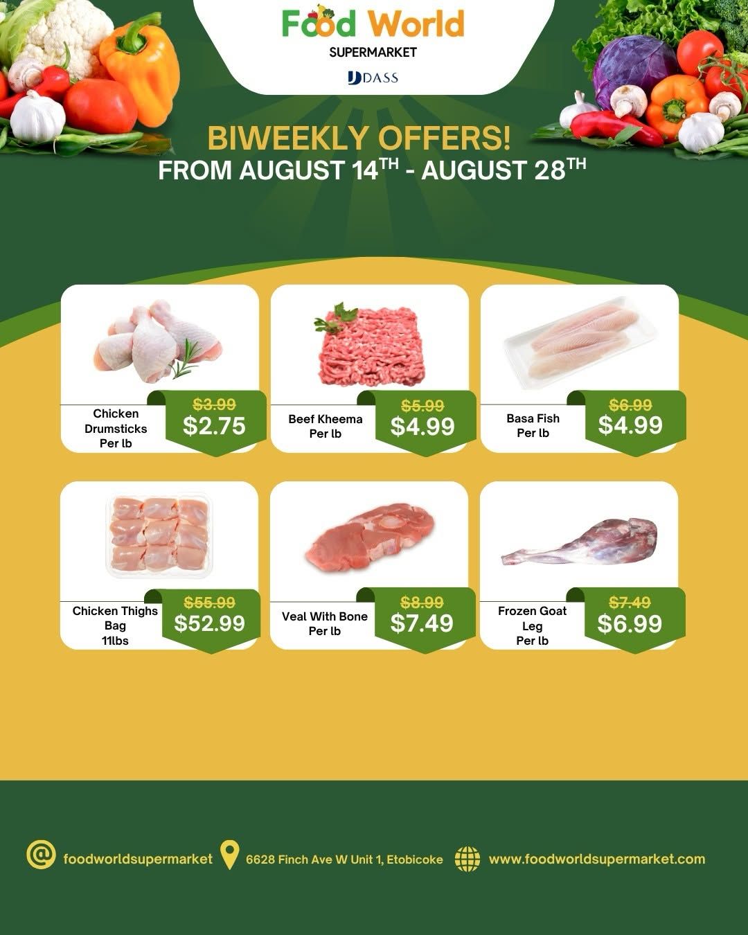 Food World Supermarket Flyer August 14 to 28