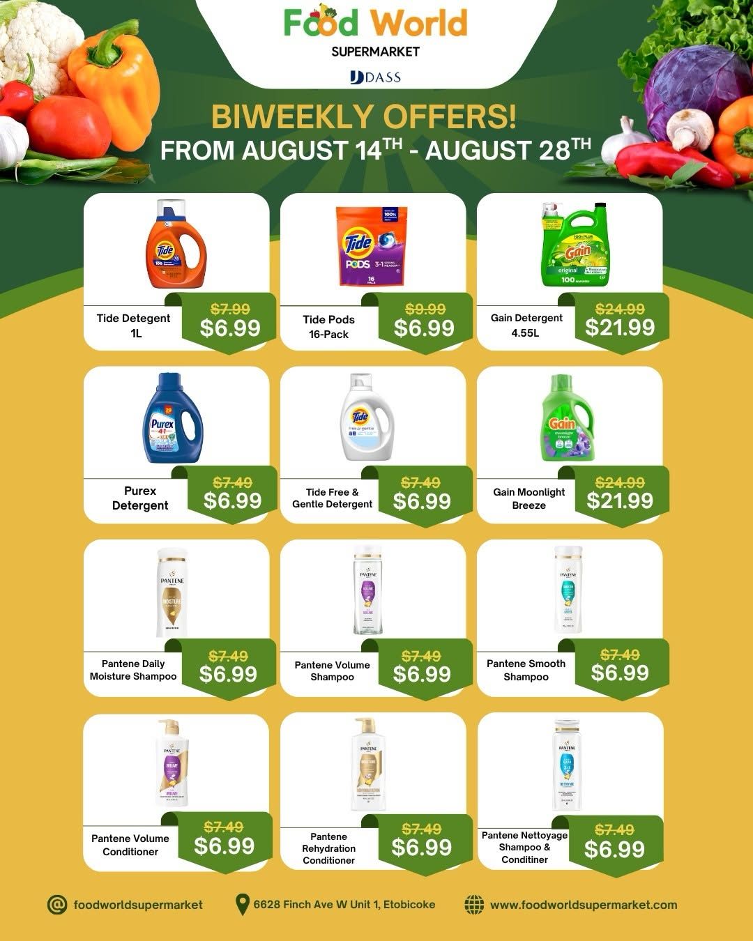 Food World Supermarket Flyer August 14 to 28