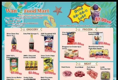 Wan 2 Food Mart Flyer August 14 to 20