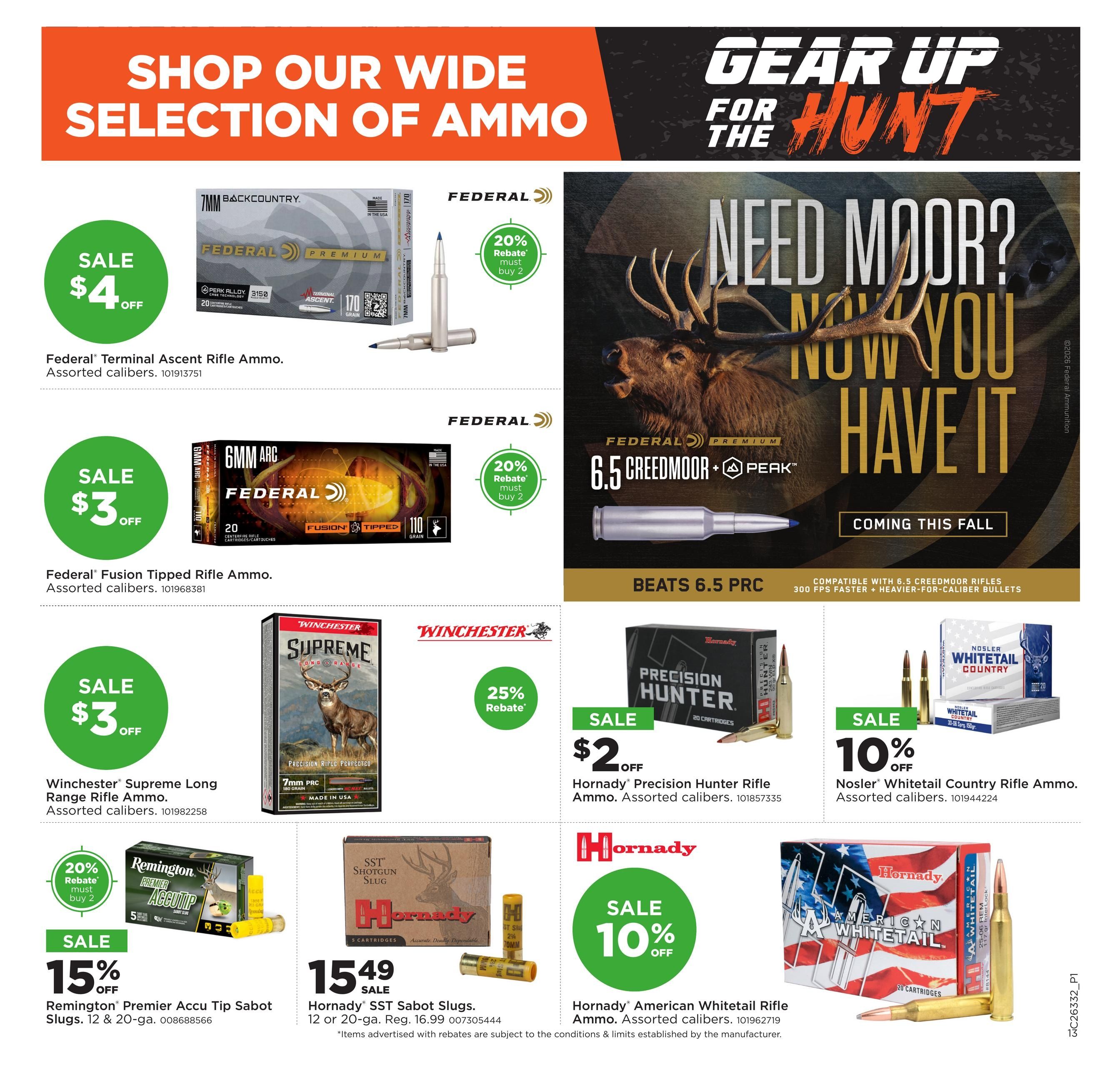 Fleet Farm (Cedar Falls Area, IA) Gear Up for the Hunt Weekly Ad August 10 - 23, 2026