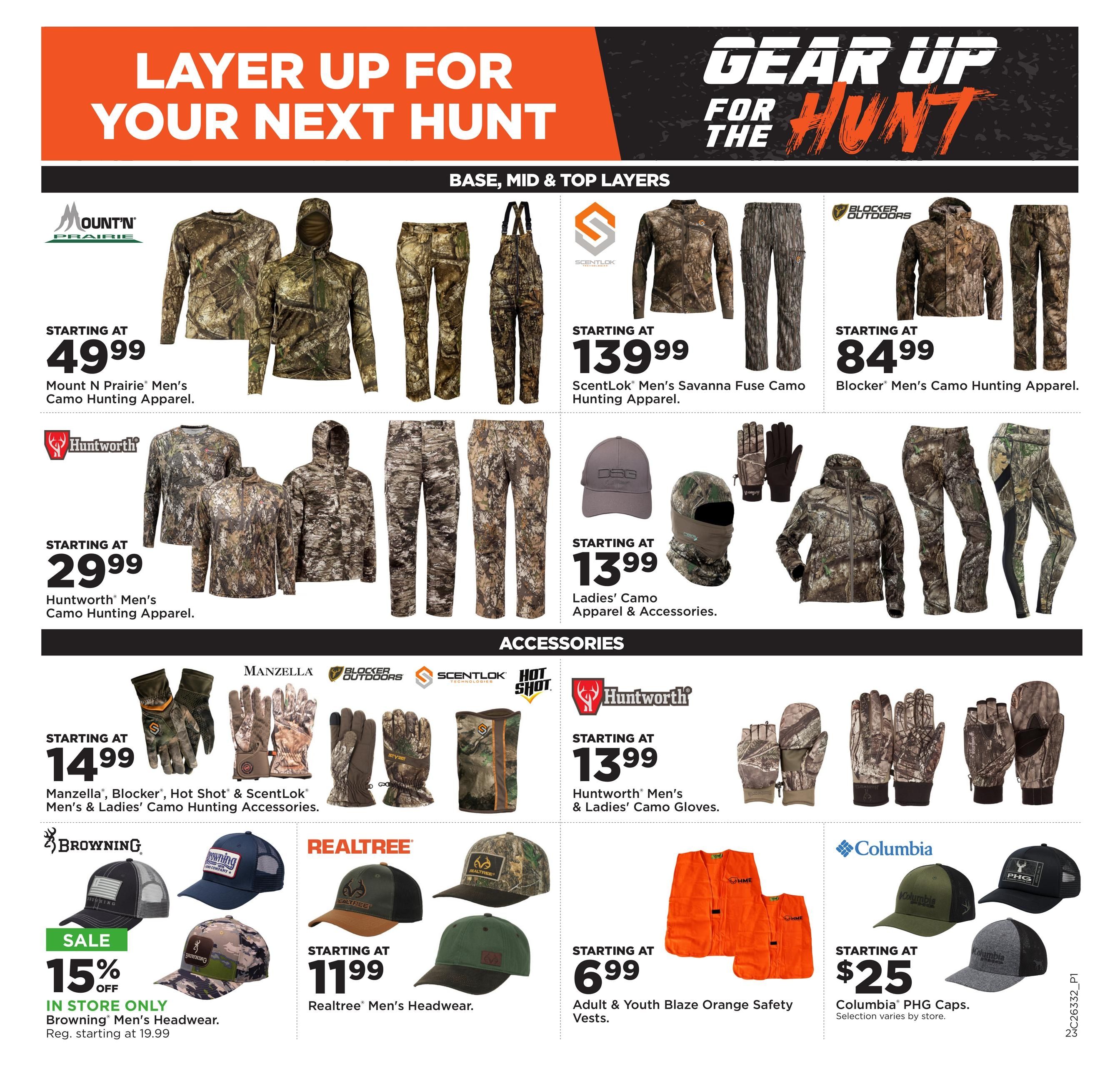 Fleet Farm (Cedar Falls Area, IA) Gear Up for the Hunt Weekly Ad August 10 - 23, 2026
