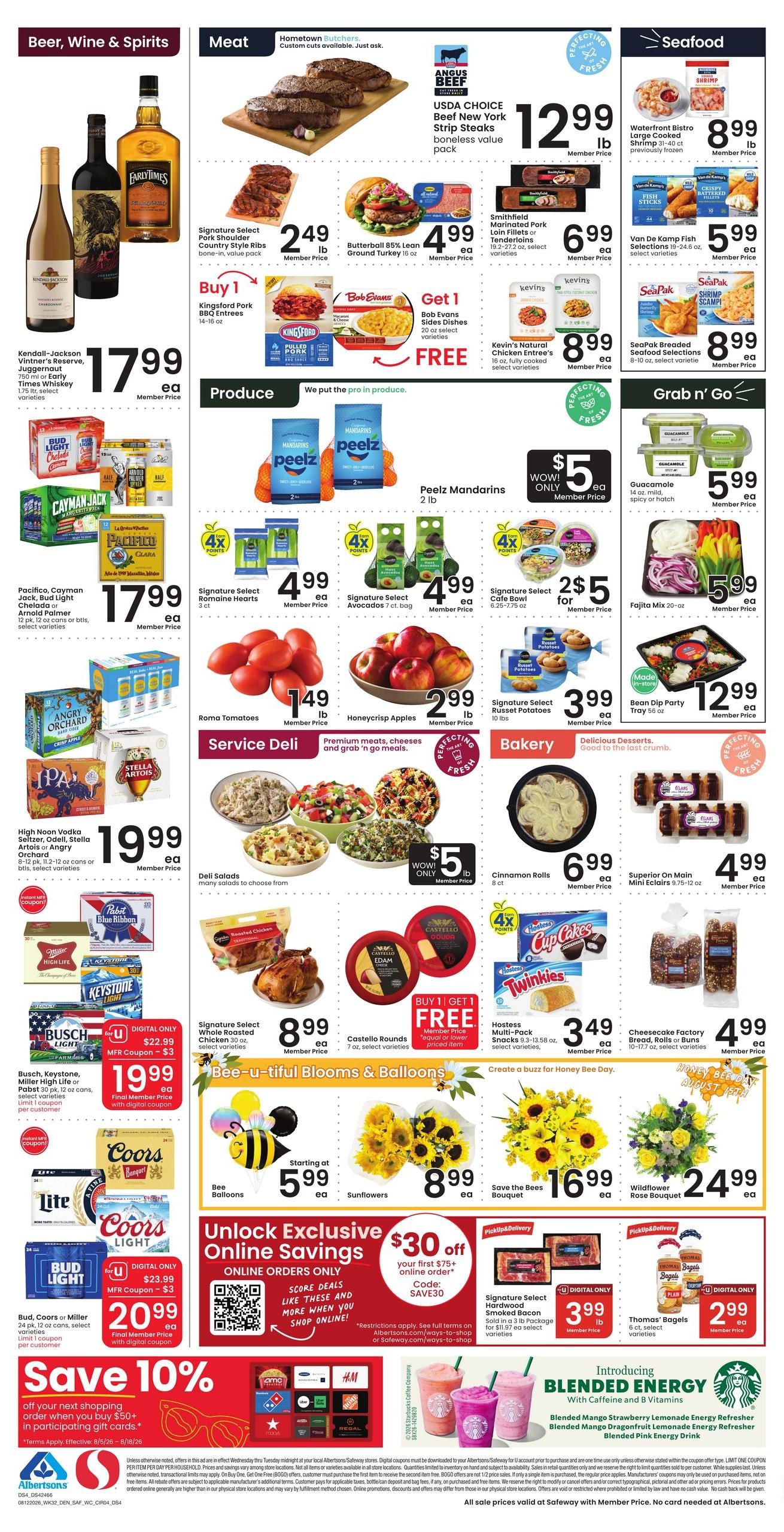 Safeway (Bosler Area, WY) Weekly Ad August 12 - 18, 2026