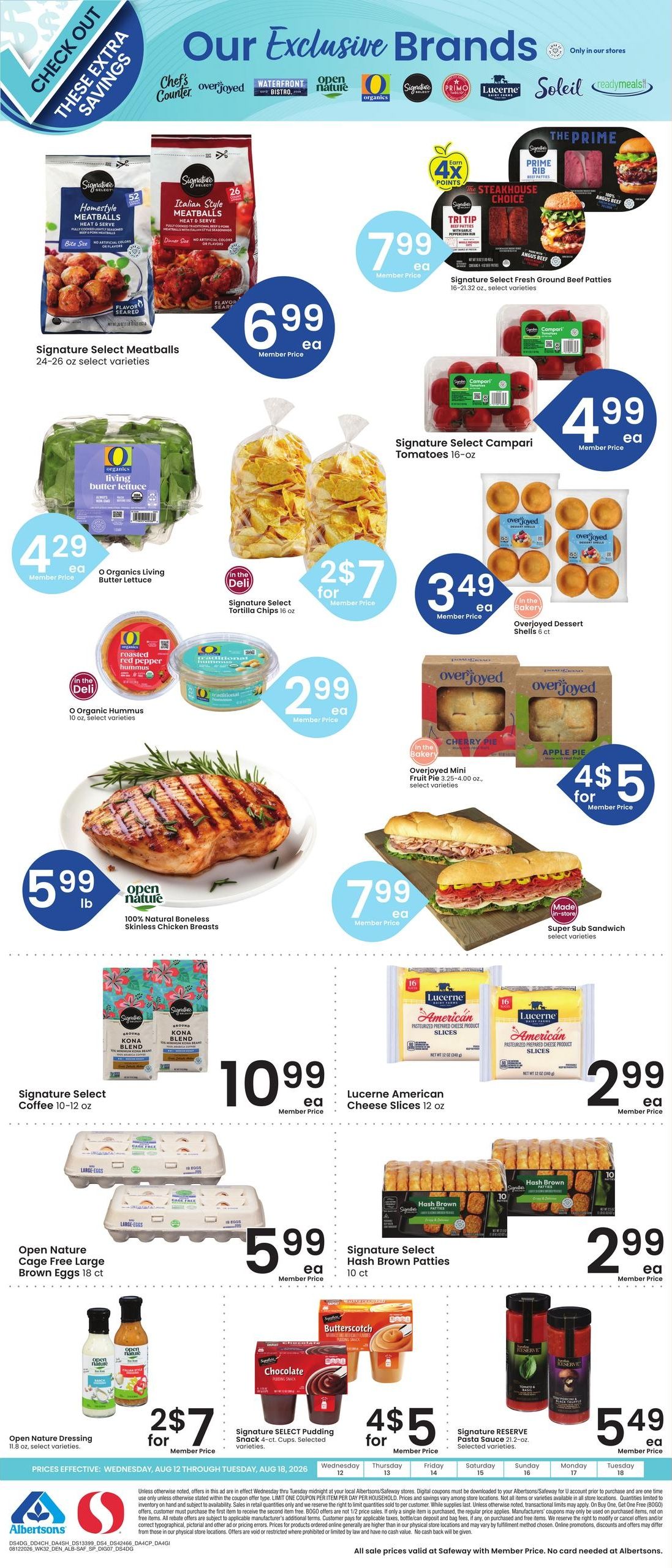 Safeway (Bosler Area, WY) Weekly Ad August 12 - 18, 2026