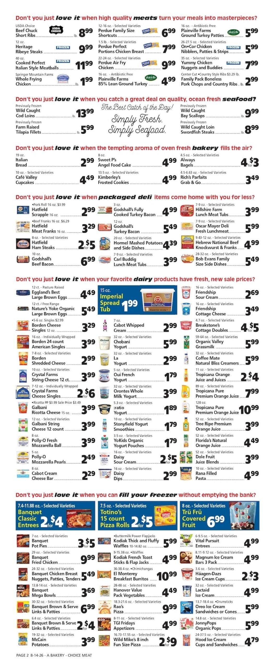 Casel's Marketplace Weekly Ad August 14 - 20, 2026