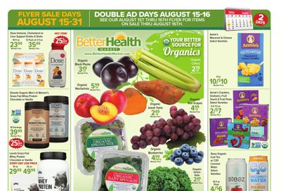 Better Health Market Weekly Ad August 15 - 31, 2026