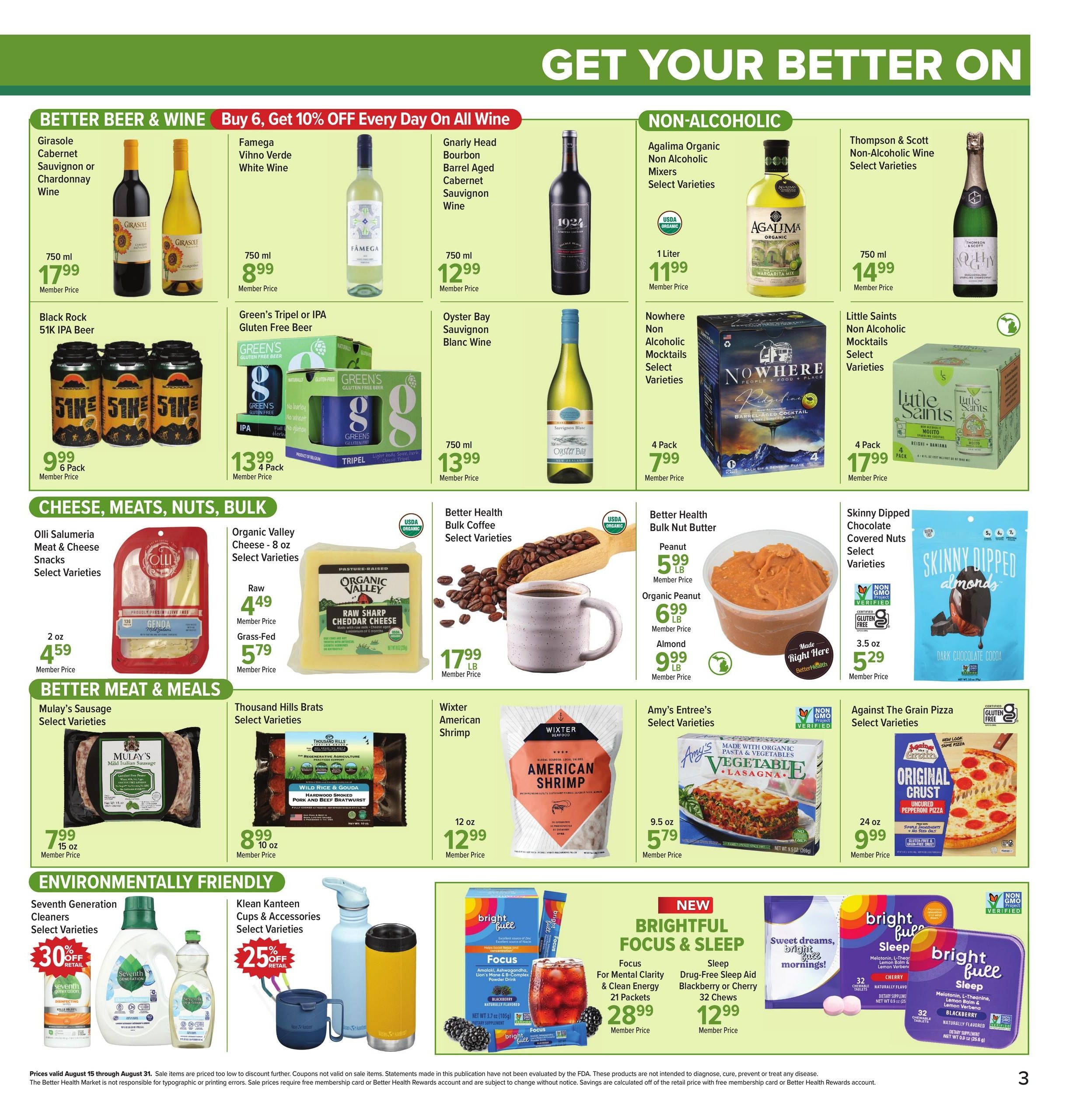 Better Health Market Weekly Ad August 15 - 31, 2026