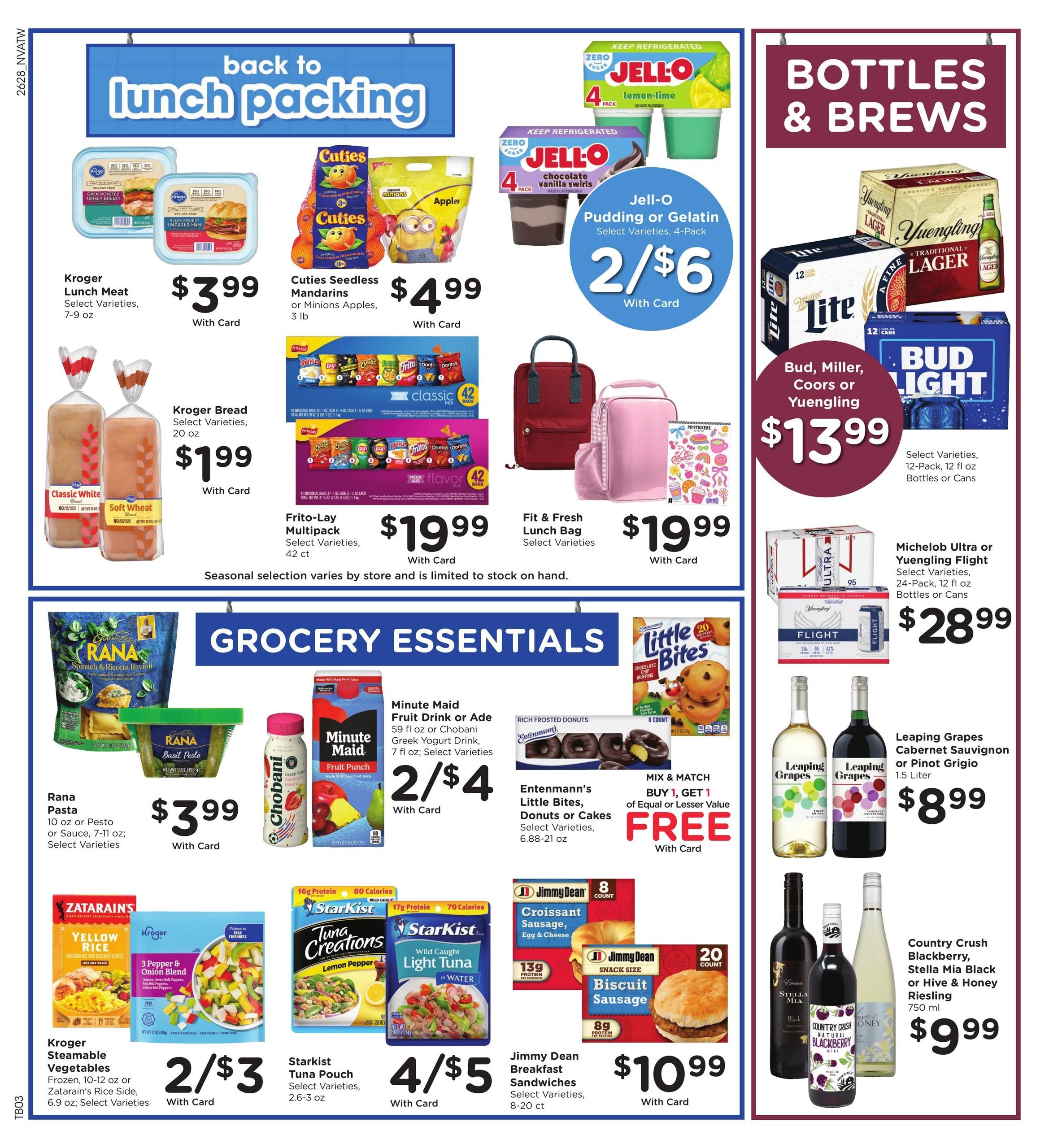 Kroger (Woodbury Area, TN) Weekly Ad August 12 - 18, 2026