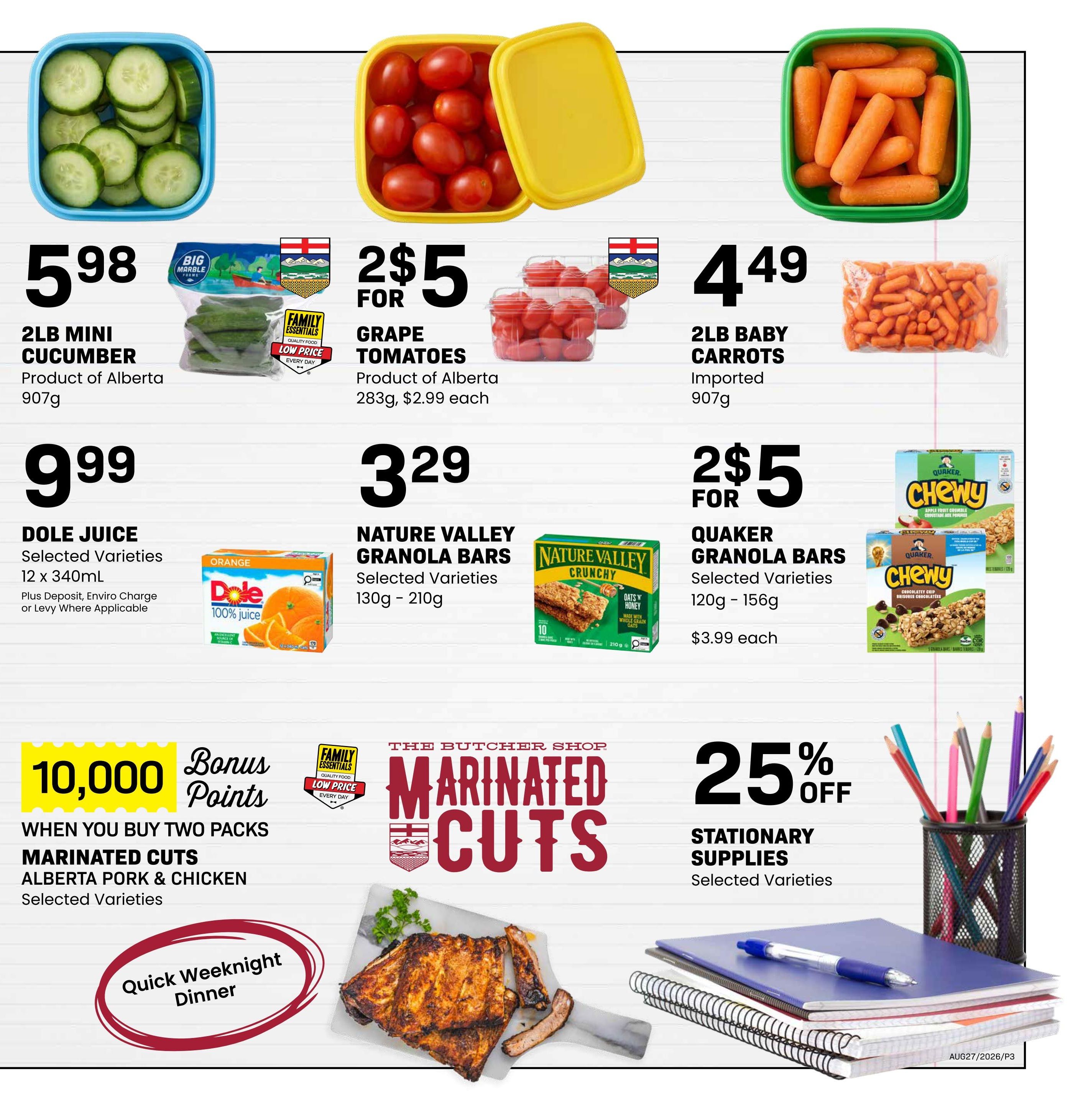 Freson Bros. Flyer August 21 to 27