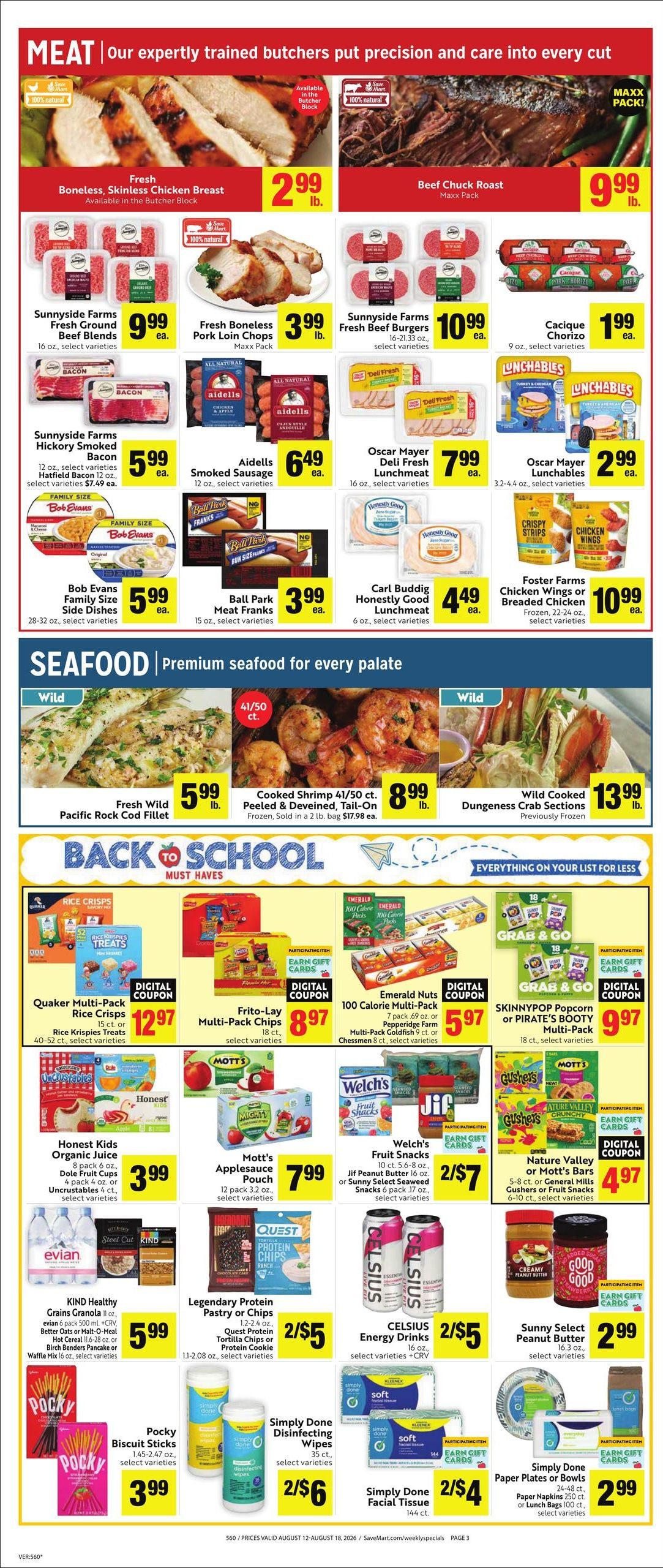 Save Mart Weekly Ad August 12 - 18, 2026