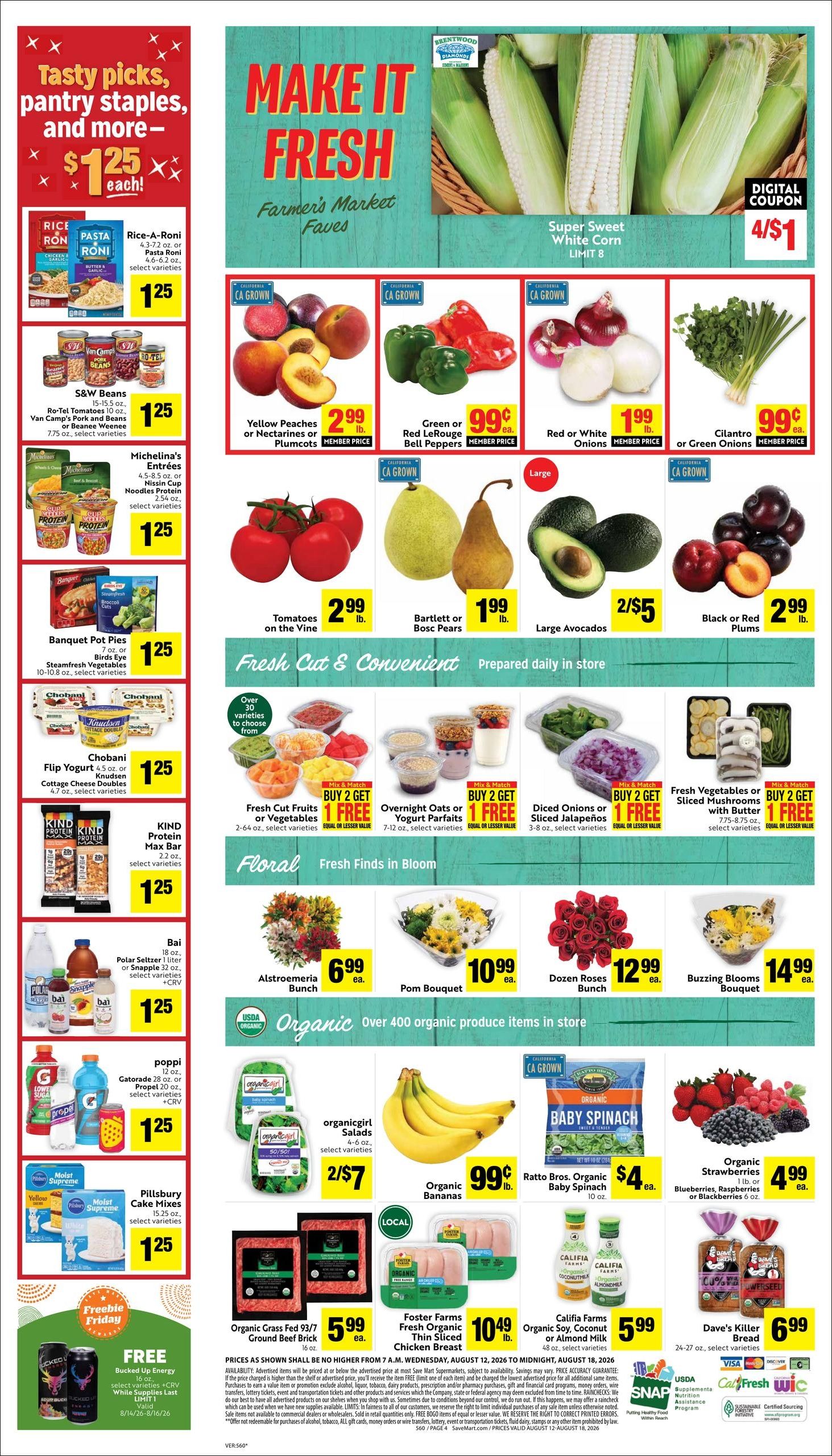 Save Mart Weekly Ad August 12 - 18, 2026
