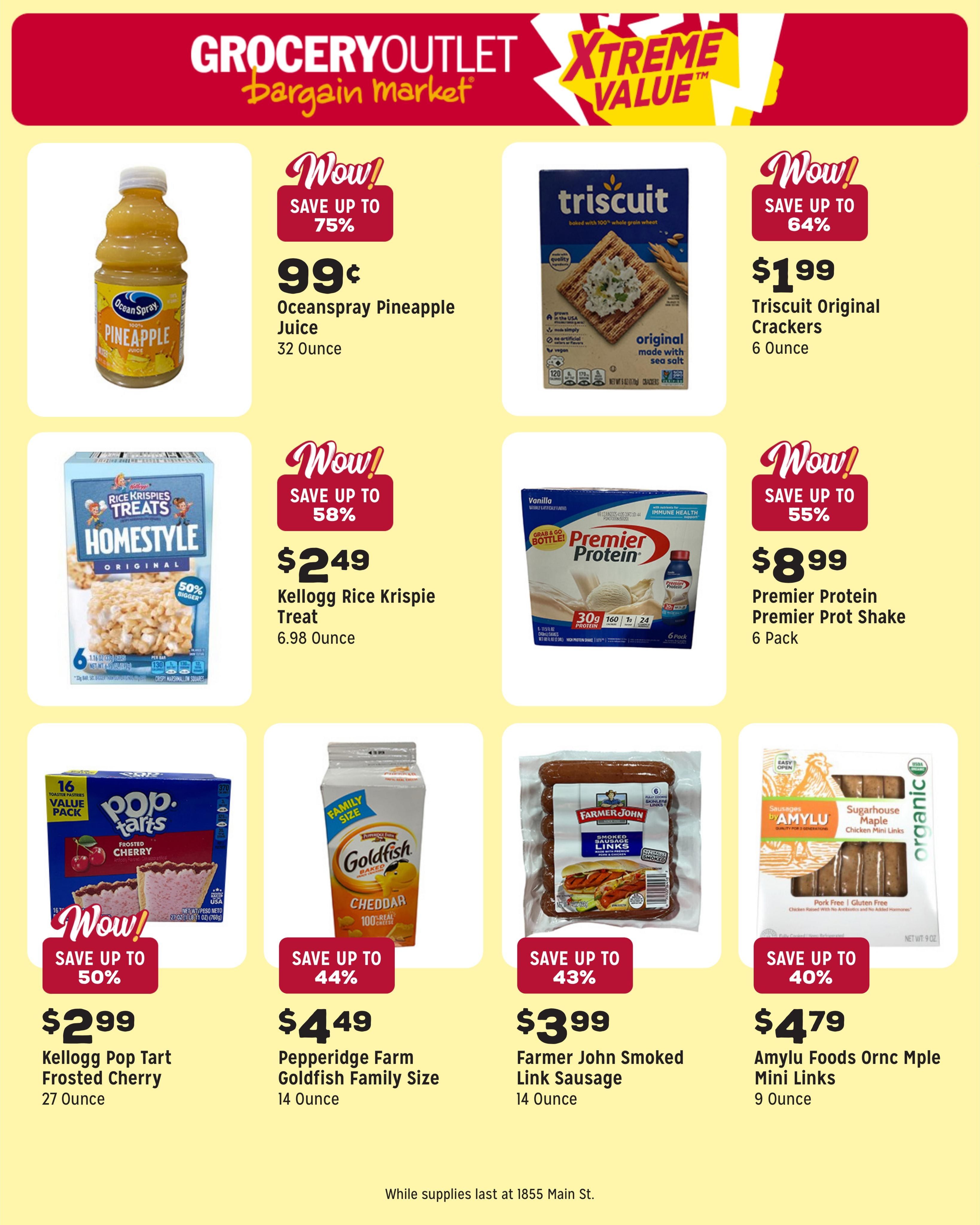 Grocery Outlet (Ramona Area, CA) Weekly Ad August 12 - 18, 2026