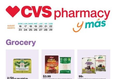 CVS Pharmacy (CA, DC, MD, NV) y más Weekly Ad August 16 - 29, 2026