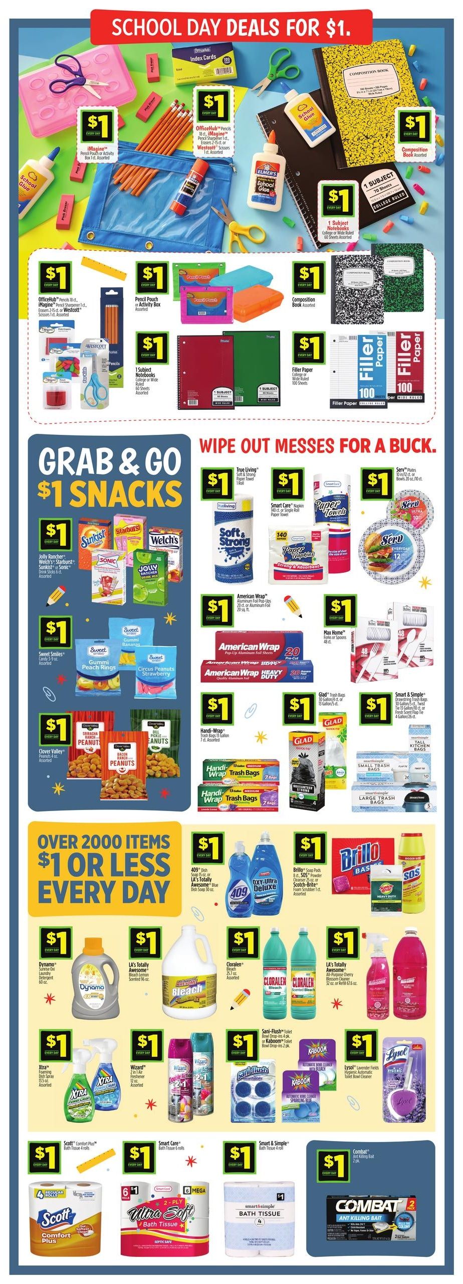 Dollar General (TN) Weekly Ad August 16 - 22, 2026