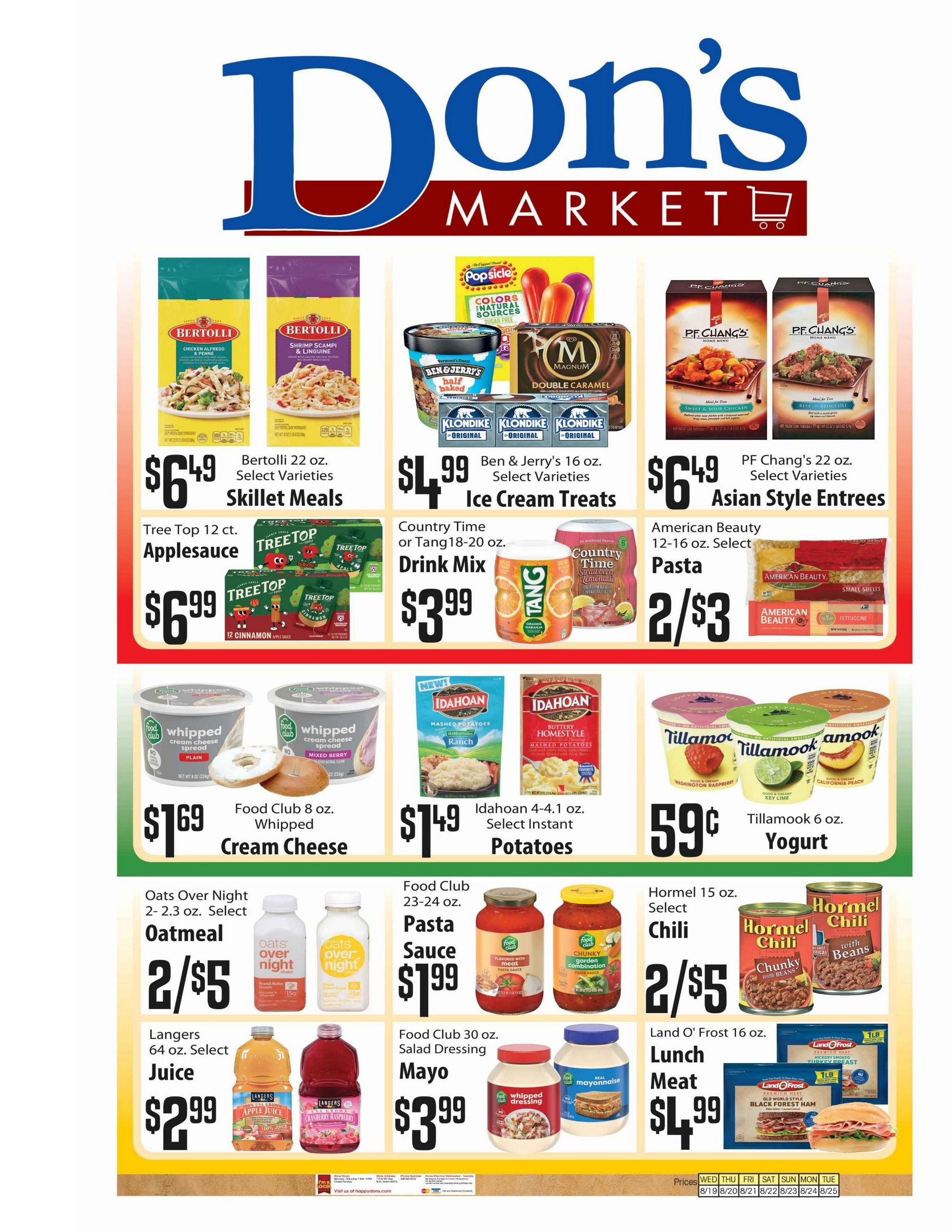 Don's Market Weekly Ad August 19 - 25, 2026