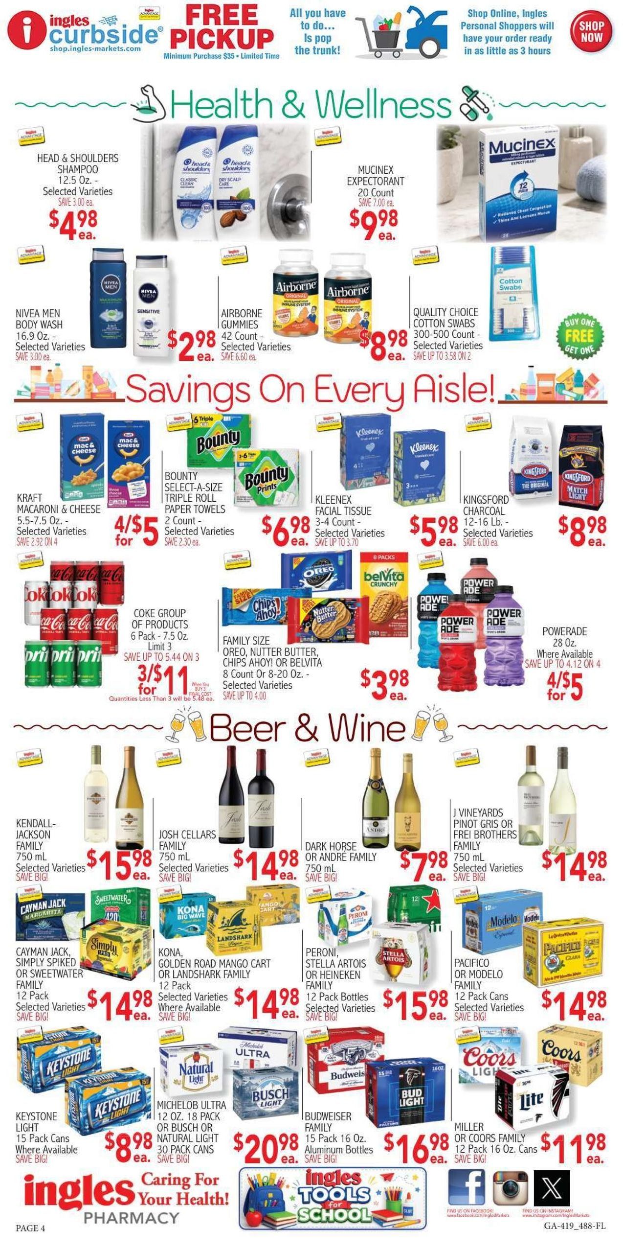 Ingles Markets (Nicholson–Ila Area, GA) Weekly Ad August 12 - 18, 2026