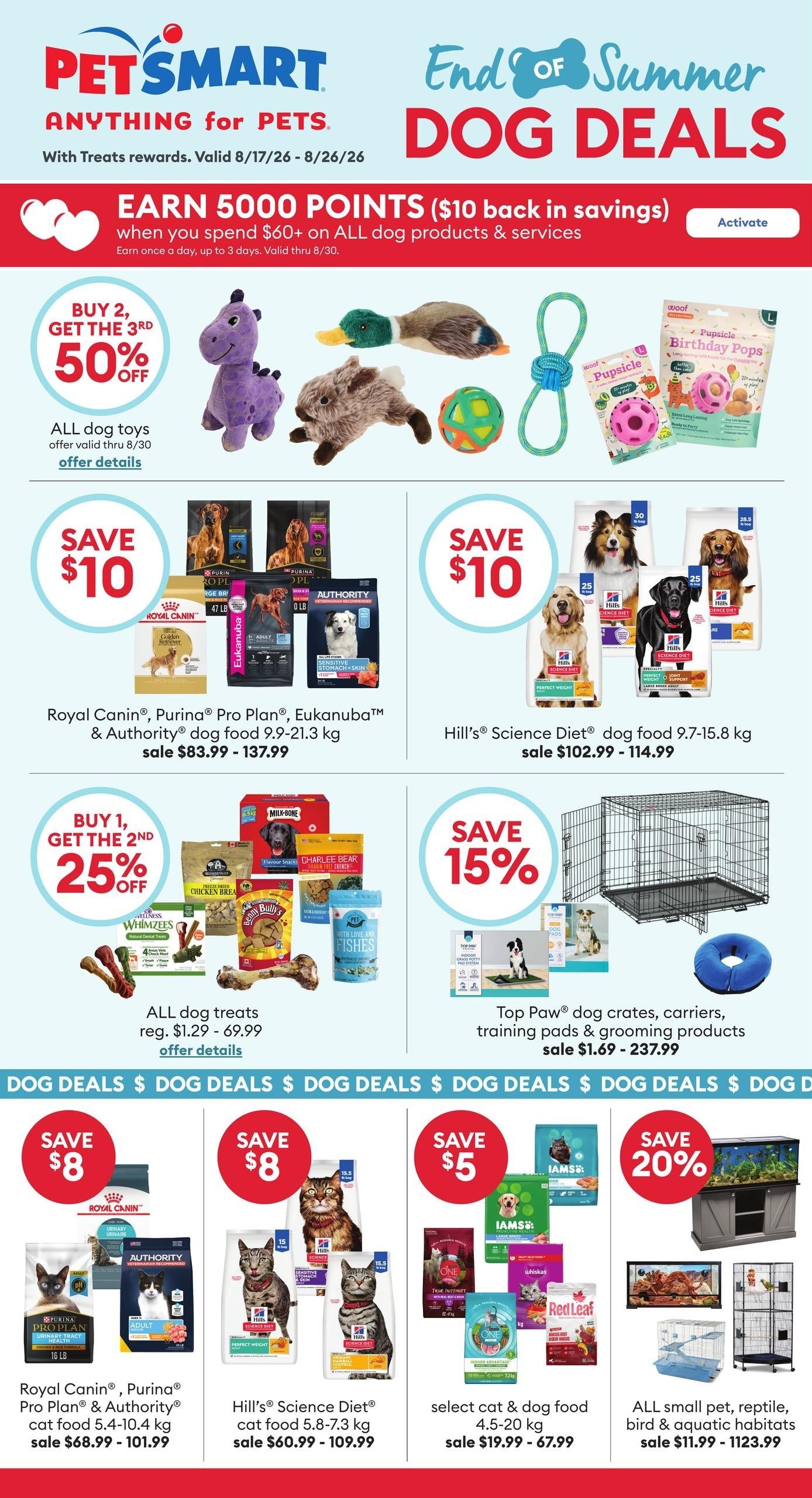 PetSmart Flyer August 17 to 26
