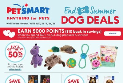 PetSmart Flyer August 17 to 26