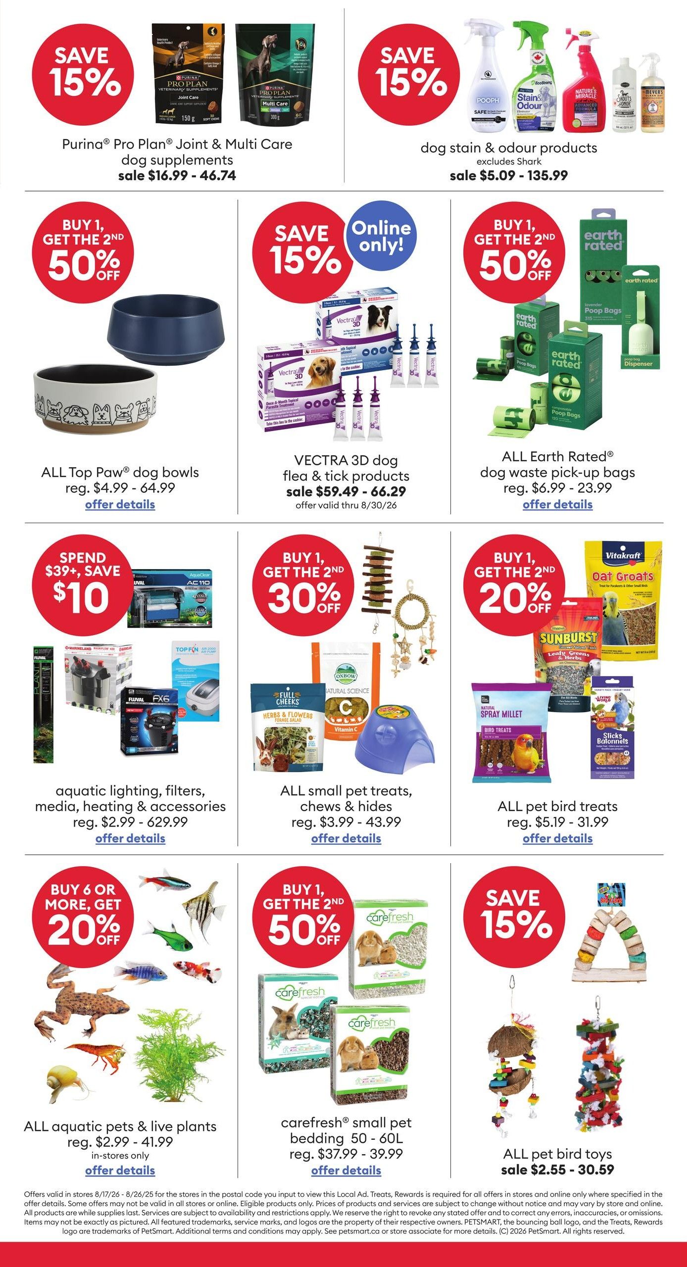 PetSmart Flyer August 17 to 26