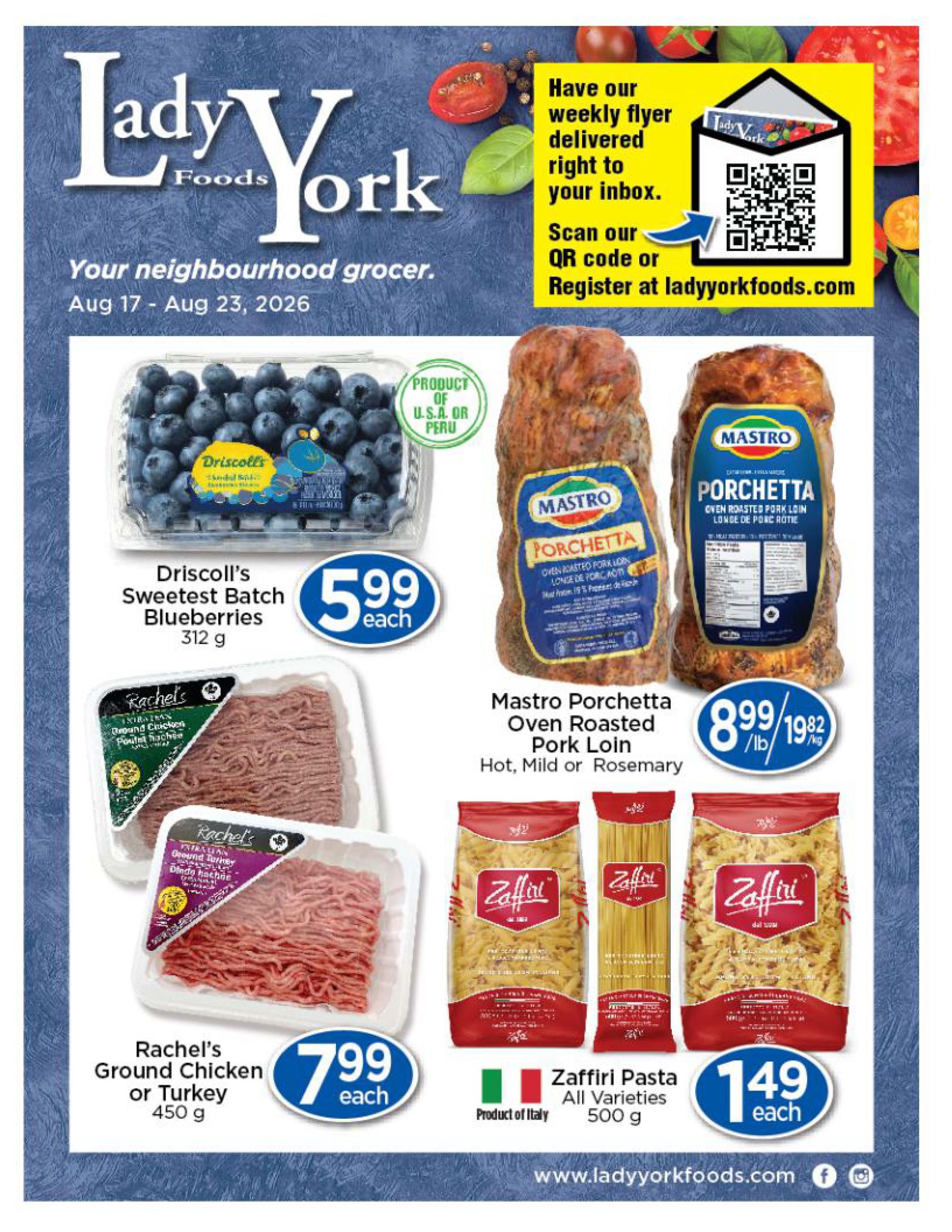 Lady York Foods Flyer August 17 to 23
