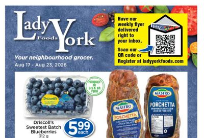 Lady York Foods Flyer August 17 to 23