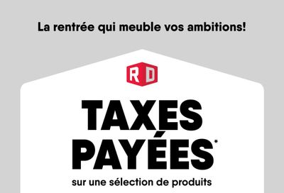 Meubles RD Flyer August 17 to 23