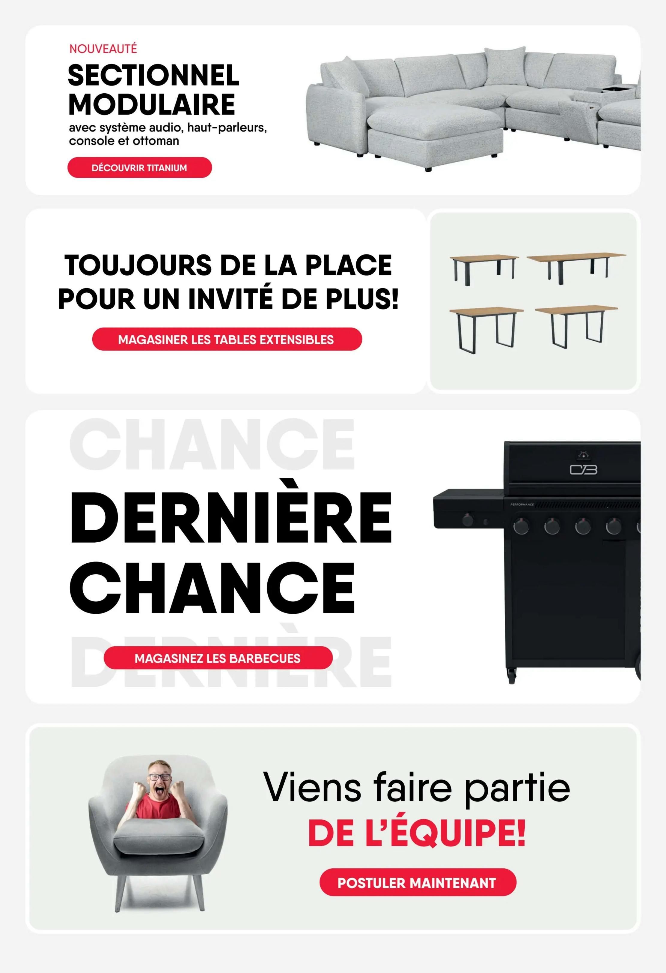 Meubles RD Flyer August 17 to 23