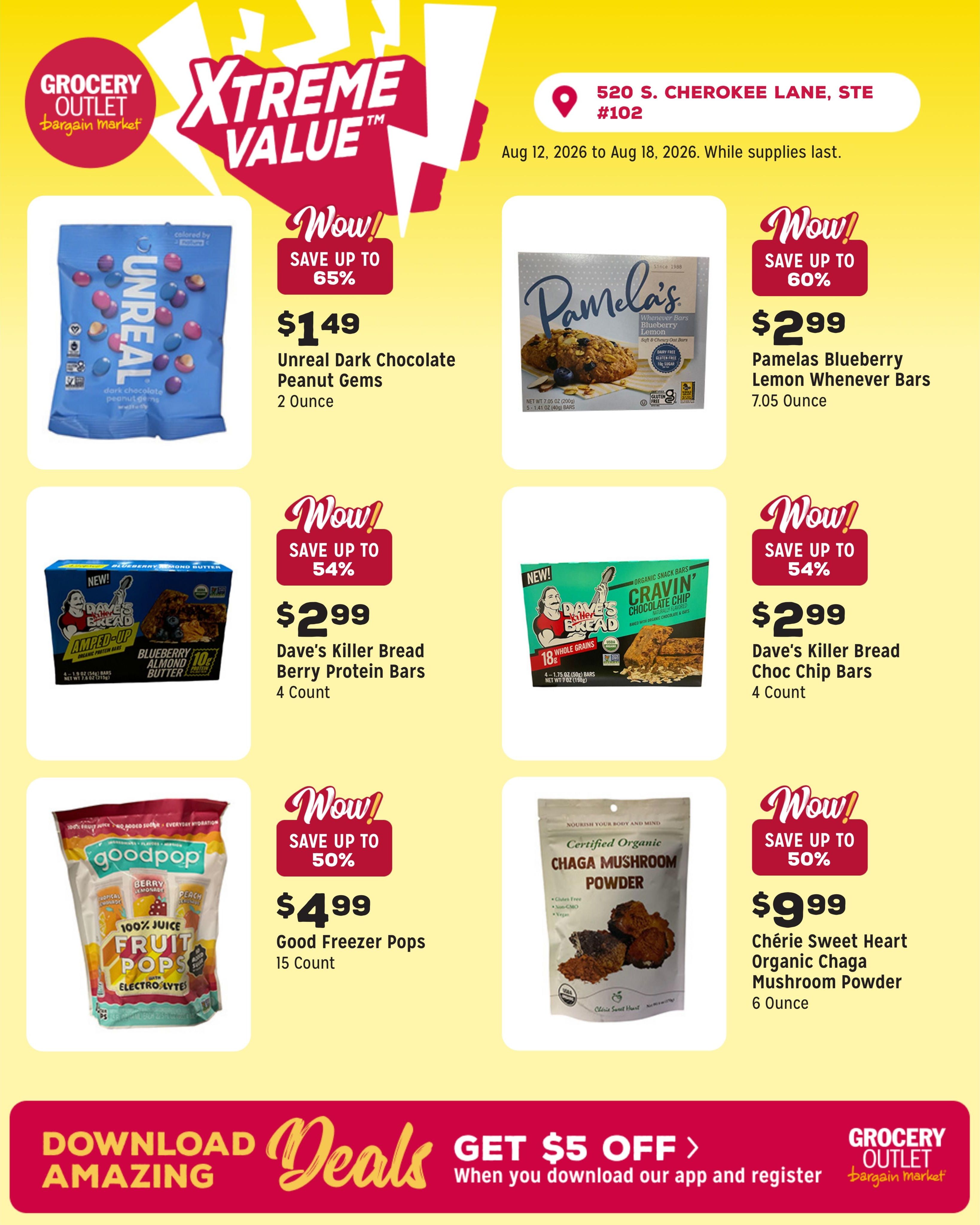 Grocery Outlet (Galt Area, CA) Weekly Ad August 12 - 18, 2026