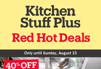 Kitchen Stuff Plus Red Hot Deals Flyer August 17 to 23
