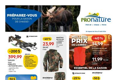 Pronature Flyer August 18 to 31