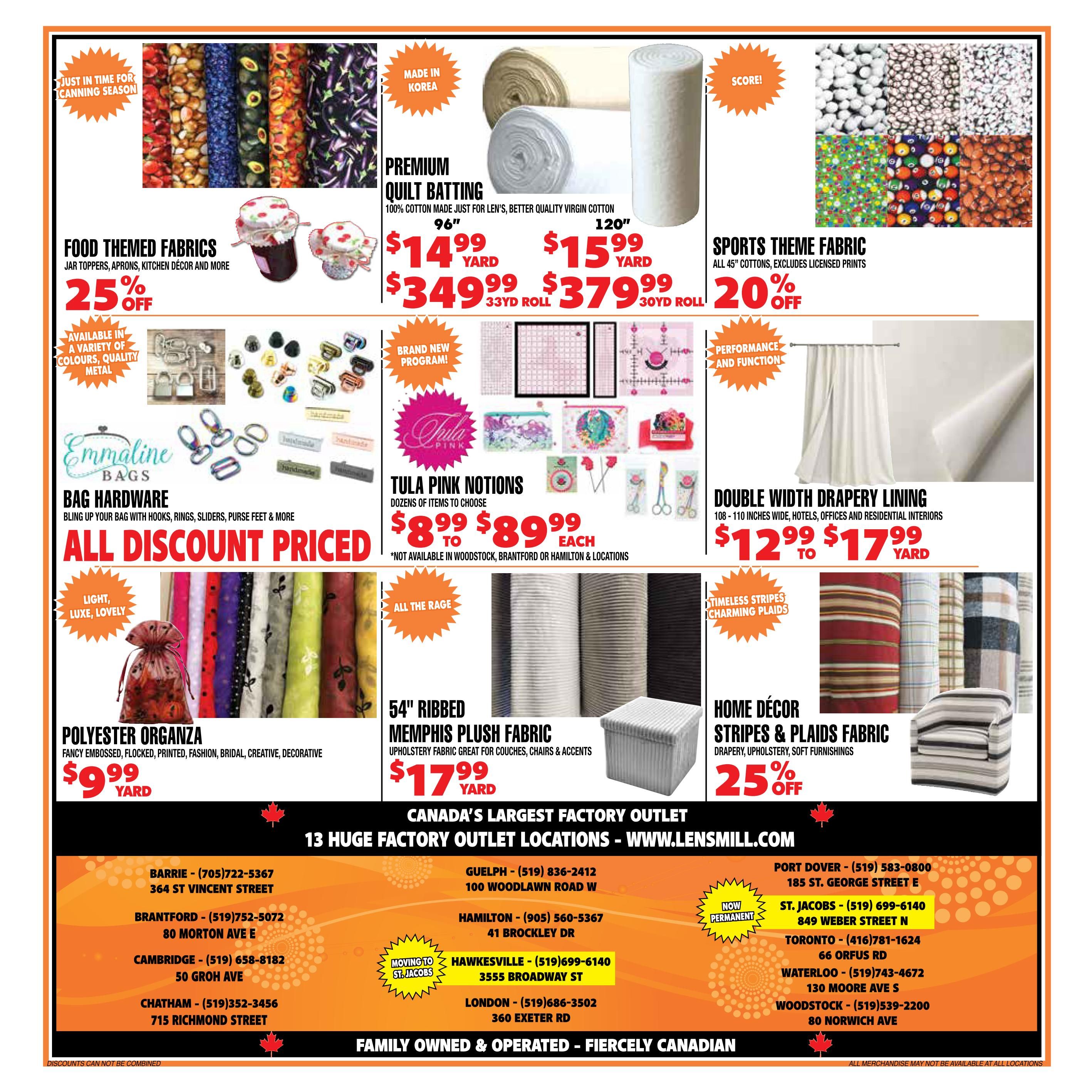 Len's Mill Stores Flyer August 17 to 30