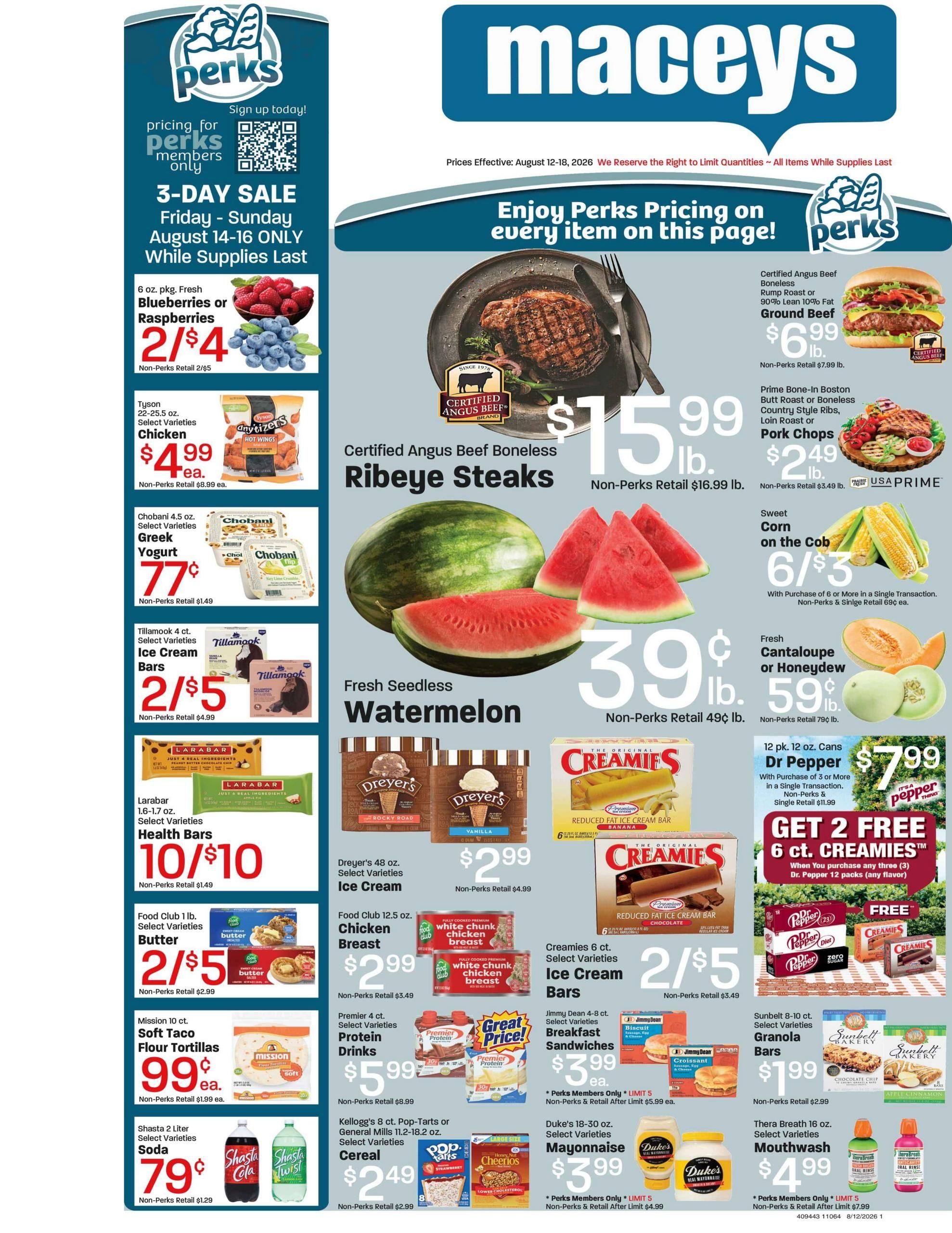 Maceys (Draper–Riverton Area, UT) Weekly Ad August 12 - 18, 2026