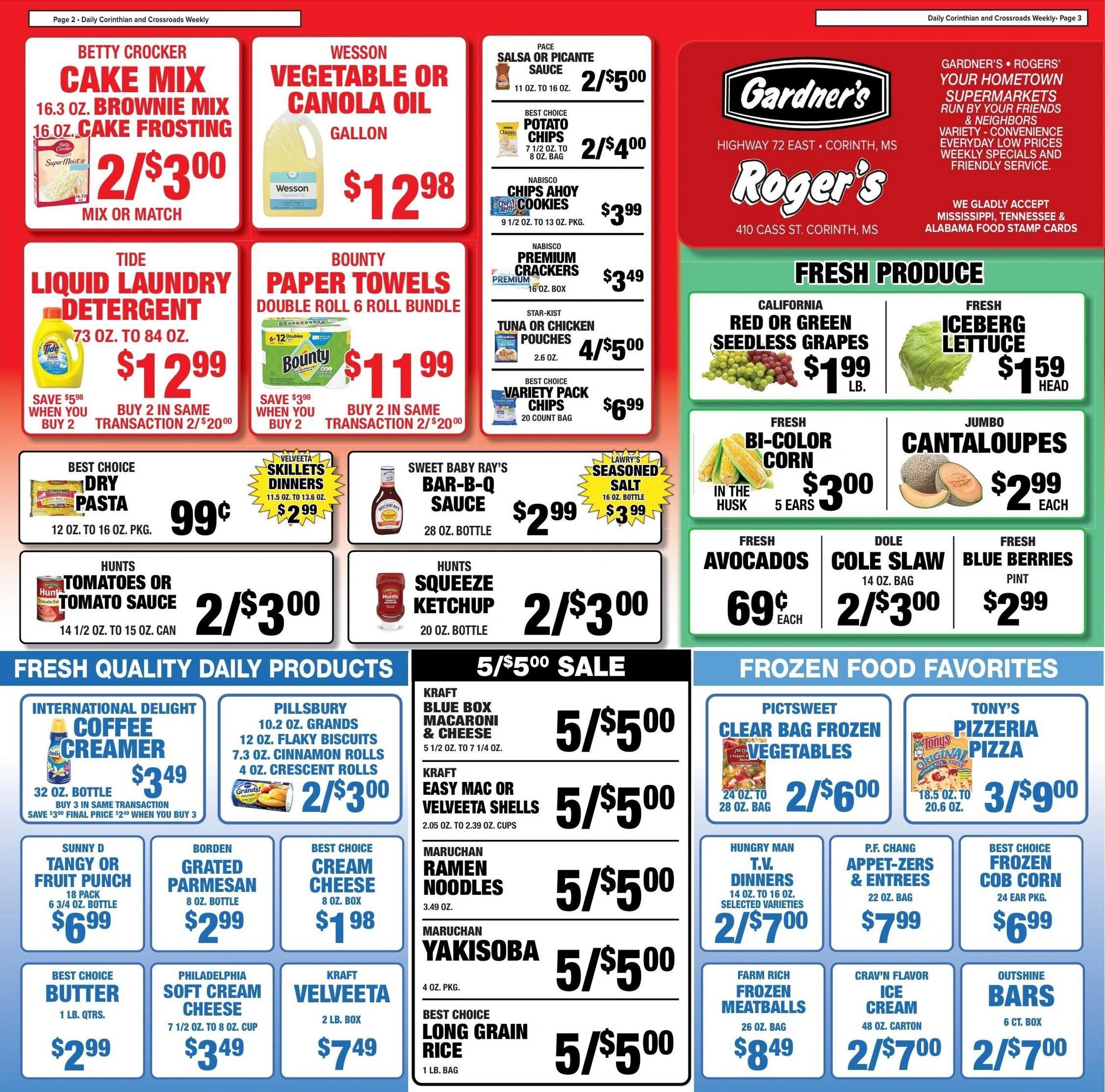 Gardner's Supermarket Weekly Ad August 12 - 18, 2026