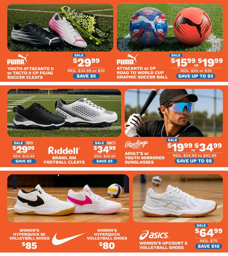 Big 5 Sporting Goods Weekly Ad August 14 - 20, 2026