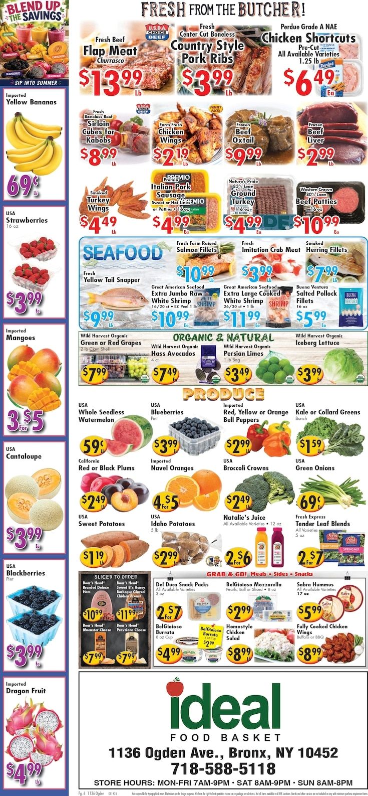 Ideal Food Basket (Bronx, NY) Weekly Ad August 14 - 20, 2026