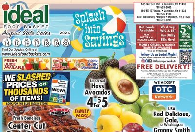 Ideal Food Basket (Brooklyn and Jamaica, NY) Weekly Ad August 14 - 20, 2026