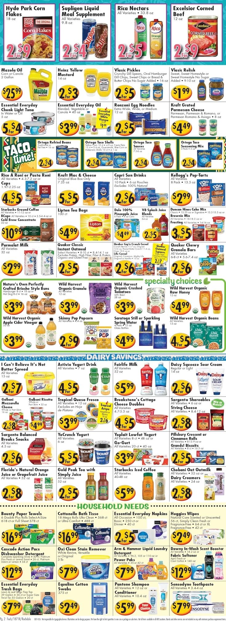 Ideal Food Basket (Brooklyn and Jamaica, NY) Weekly Ad August 14 - 20, 2026