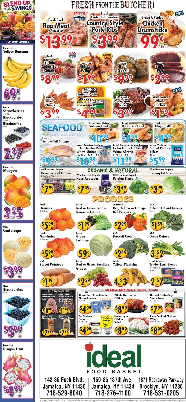 Ideal Food Basket (Brooklyn and Jamaica, NY) Weekly Ad August 14 - 20, 2026