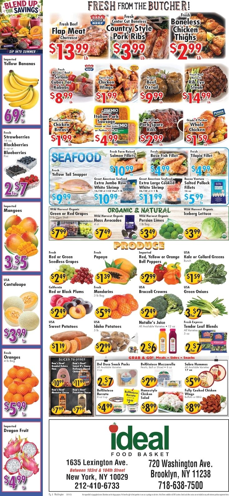 Ideal Food Basket (Brooklyn and New York, NY) Weekly Ad August 14 - 20, 2026