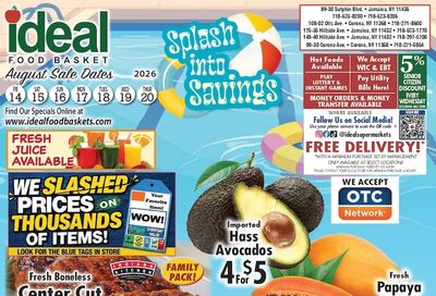 Ideal Food Basket (Corona and Jamaica, NY) Weekly Ad August 14 - 20, 2026