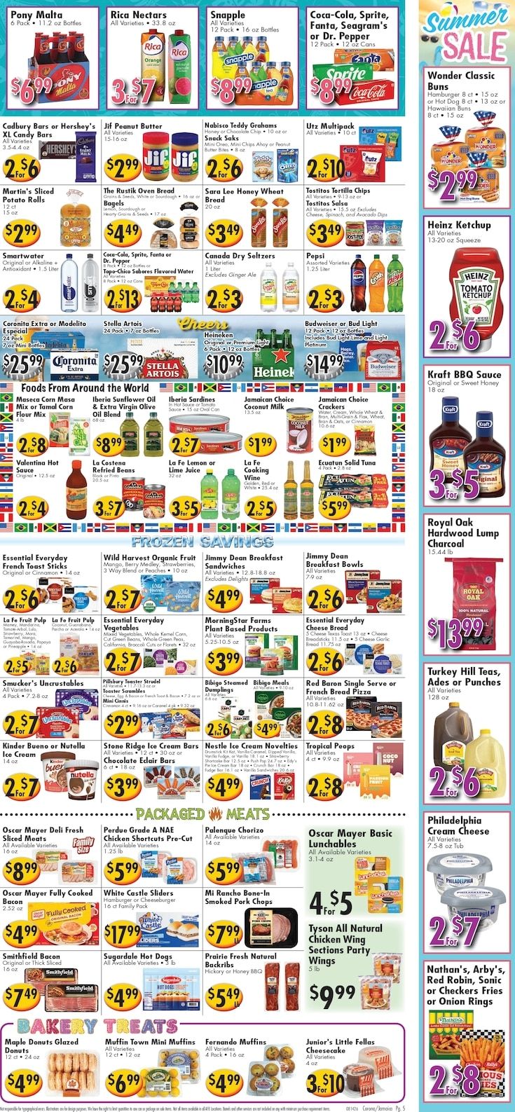 Ideal Food Basket (Corona and Jamaica, NY) Weekly Ad August 14 - 20, 2026