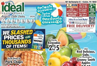 Ideal Food Basket (Easton, PA) Weekly Ad August 14 - 20, 2026