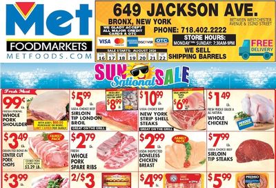 Met Foodmarkets (Bronx, NY) Weekly Ad August 16 - 22, 2026