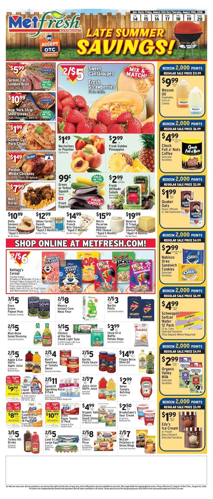 Met Foodmarkets (Brooklyn, NY) Weekly Ad August 16 - 22, 2026
