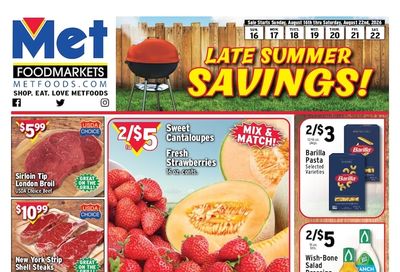 Met Foodmarkets (New Jersey, New York) Weekly Ad August 16 - 22, 2026